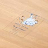 Invitations En Acrylique Robe de princesse de conte de fée capricieuse pour (Poser)