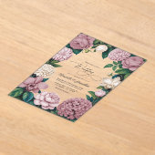 Invitations En Acrylique Rose Dust, Silk Blush & Porcelain Cream Wedding (Poser)