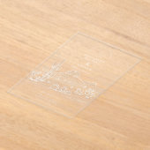 Invitations En Acrylique Rustic Cactus Mariage paysage du désert (Poser)