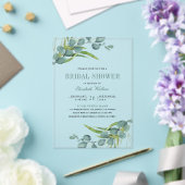 Invitations En Acrylique Rustic Eucalyptus Bridal Shower (Insitu (Mariage))
