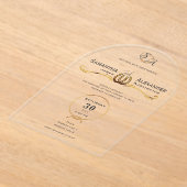 Invitations En Acrylique Rustique Lucky Love Western Barn Horseshoe Mariage (Poser)