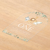 Invitations En Acrylique Safari Animaux, Jungle, Sauvage Un, Premier Annive (Poser)