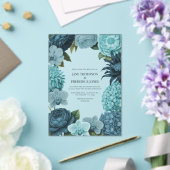 Invitations En Acrylique Sage Blue, Glacier Teal & Ice Mint Wedding (Insitu (Mariage))
