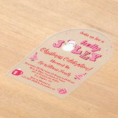 Invitations En Acrylique sainte jolly rose (Poser)