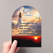 Invitations En Acrylique Salutations à Pâques (In situ (ordinateur de poche))