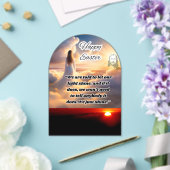 Invitations En Acrylique Salutations à Pâques (Insitu (Mariage))