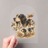 Invitations En Acrylique Setter anglais (In situ (ordinateur de poche))