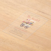 Invitations En Acrylique She's Fresh Off The Market Bridal Shower (Poser)