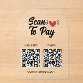 Invitations En Acrylique Signe d'analyse personnalisable pour payer - Boost (Recto)