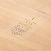 Invitations En Acrylique Simple acrylic Spanish baptism (Poser)