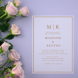 Invitations En Acrylique Simple minimaliste et chic | MARIAGE<br><div class="desc">Cette élégante salle de mariages moderne ou nuptiale présente un design simple en noir et blanc qui dégage un style minimaliste. Ajoutez vos initiales ou votre monogramme pour les rendre complètement vôtres.</div>