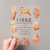 Invitations En Acrylique Soirée Décoration Cute Reindeer (In situ (ordinateur de poche))