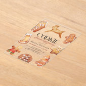 Invitations En Acrylique Soirée Décoration Cute Reindeer (Poser)