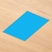 Invitations En Acrylique Solid Cyan Blue Background | Summer Minimal Style (Poser)