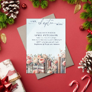 Invitations En Acrylique Son Prochain Chapitre Commence, Fête de Mariage Co