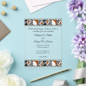 Invitations En Acrylique Southwest Sunrise (Insitu (Mariage))