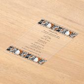 Invitations En Acrylique Southwest Sunrise (Poser)