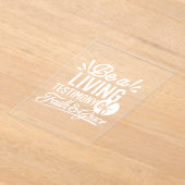 Invitations En Acrylique Spiritual Living Testimony Faith and Grace Quote (Poser)