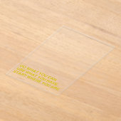 Invitations En Acrylique Start Where You Are (Poser)