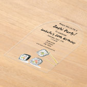 Invitations En Acrylique Sushi Rolls Avec Chopstick Party (Poser)