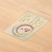 Invitations En Acrylique Swan chic parti MÈRE (Poser)