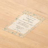 Invitations En Acrylique Sweet On You Lemons Wedding (Poser)