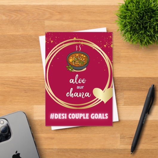 Invitations En Acrylique SYMBOLE ALIMENTAIRE DU Mariage pakistanais Desi In (Insitu (Carte d'invitation))