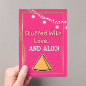 Invitations En Acrylique SYMBOLE ALIMENTAIRE DU Mariage pakistanais Desi In (In situ (ordinateur de poche))