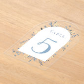 Invitations En Acrylique table number 5 (Poser)