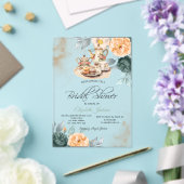 Invitations En Acrylique Tea Set Fête des mariées Rose verte (Insitu (Mariage))