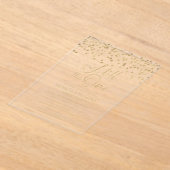 Invitations En Acrylique Toujours Un Mariage Voit Le Renouveau (Poser)