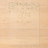 Invitations En Acrylique Toujours Un Mariage Voit Le Renouveau (Recto)