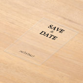 Invitations En Acrylique Transparente (Poser)