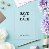 Invitations En Acrylique Transparente (Insitu (Mariage))