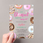 Invitations En Acrylique Tu ne veux pas le manquer Aquarelle Anniversaire (In situ (ordinateur de poche))