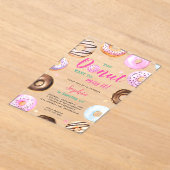 Invitations En Acrylique Tu ne veux pas le manquer Aquarelle Anniversaire (Poser)