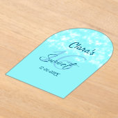 Invitations En Acrylique Turquoise turquoise agate doux 16 anniversaire ajo (Poser)