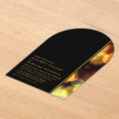 Invitations En Acrylique Twilight Bokeh Lights Wedding (Poser)