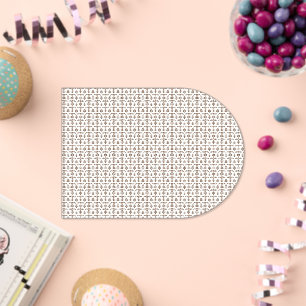 Invitations En Acrylique un arrière - plan blanc avec un motif marron