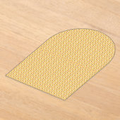 Invitations En Acrylique un arrière - plan orange et jaune avec cercles (Poser)