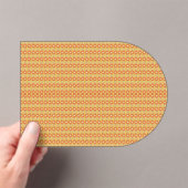 Invitations En Acrylique un arrière - plan orange et jaune avec des petits  (In situ (ordinateur de poche))