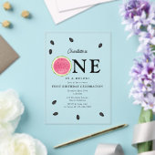 Invitations En Acrylique Un dans une pastèque Melon Anniversaire d'été (Insitu (Mariage))