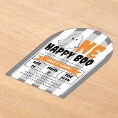 Invitations En Acrylique Un joyeux Boo Boy 1er anniversaire Photo Party Inv (Poser)