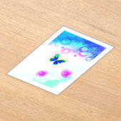 Invitations En Acrylique Un papillon  (Poser)