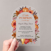 Invitations En Acrylique Un Petit Citrouille Se Trouve Sur Le Chemin Du Bab (In situ (ordinateur de poche))