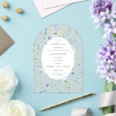 Invitations En Acrylique Un Petit Fleur sauvage Se Trouve Sur Le Chemin Du (Insitu (Mariage))