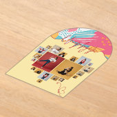 Invitations En Acrylique Unapologetic Personalized Feminine Photo Collage (Poser)