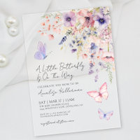 Une Baby Shower Papillon Sauvage Fleur de Champ