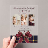 Invitations En Acrylique Une fille douloureuse 1er anniversaire Photo Prepp (In situ (ordinateur de poche))