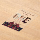 Invitations En Acrylique Une fille douloureuse 1er anniversaire Photo Prepp (Poser)